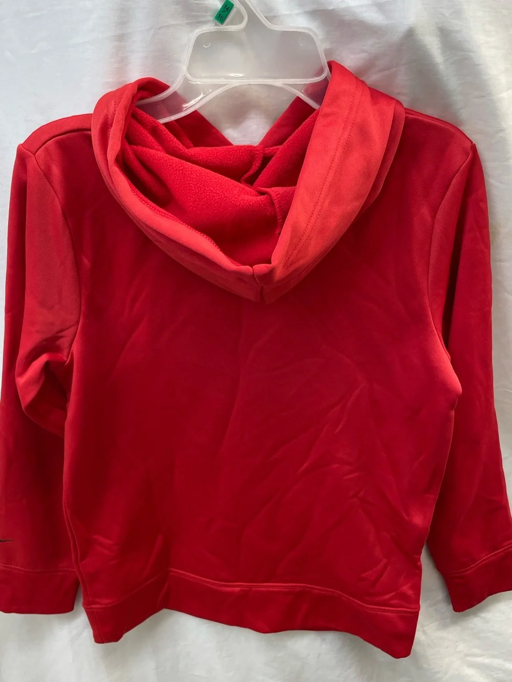 Nike Red Hoodie with Black & White 'ALL IN' Graphic hoodie kids sz M